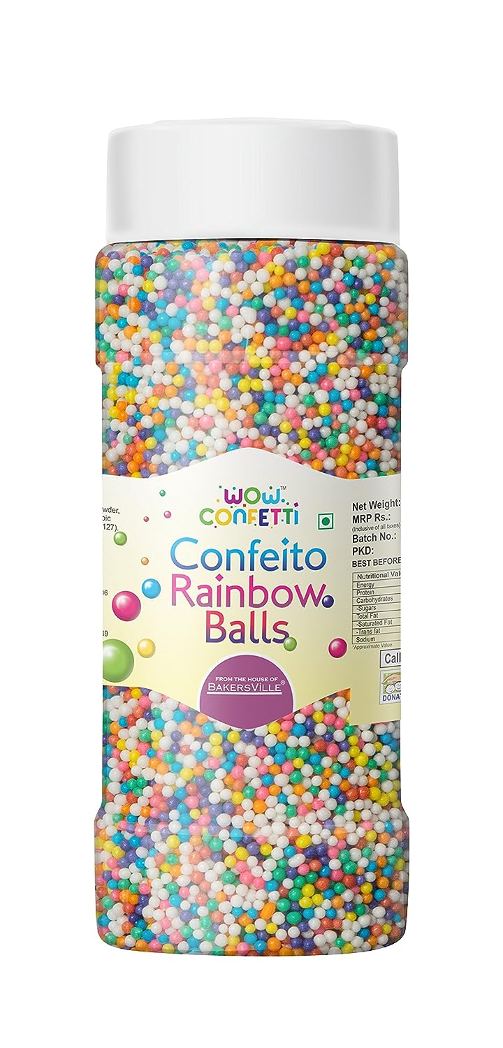 Wow Confetti™ Confeito Rainbow Balls, 75g