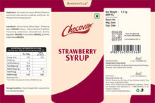 Load image into Gallery viewer, Chocoville Strawberry Syrup, 1.3Kg
