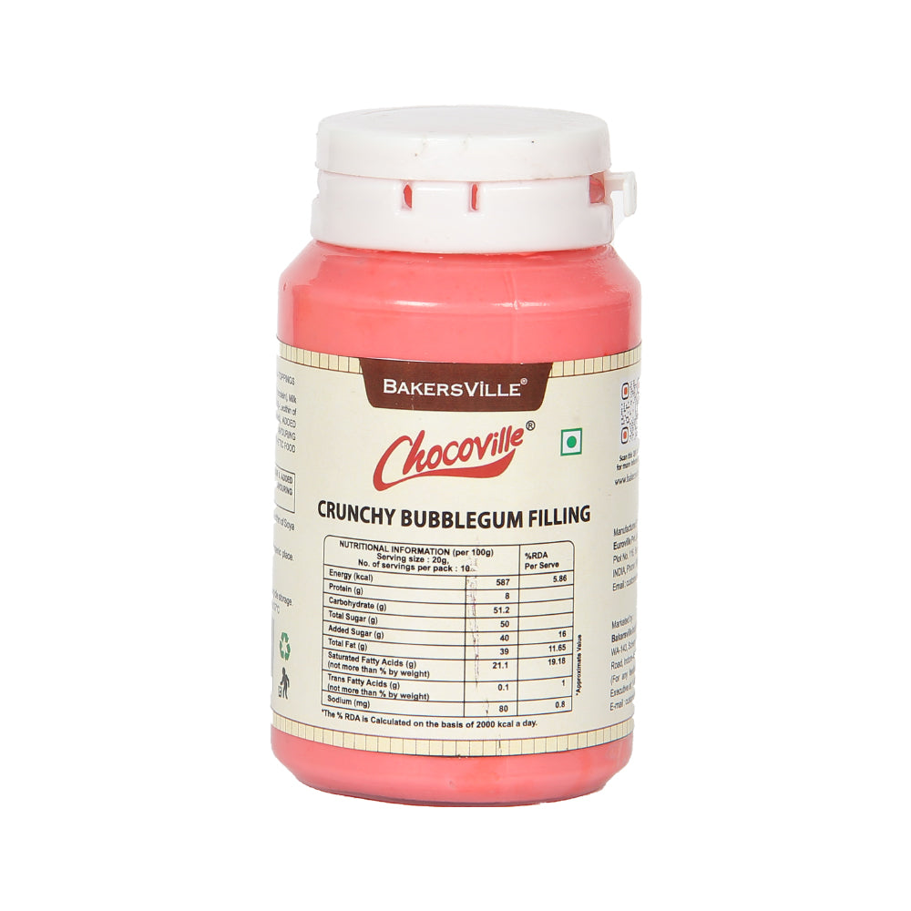 Chocoville Crunchy Bubble Gum Filling, 200g