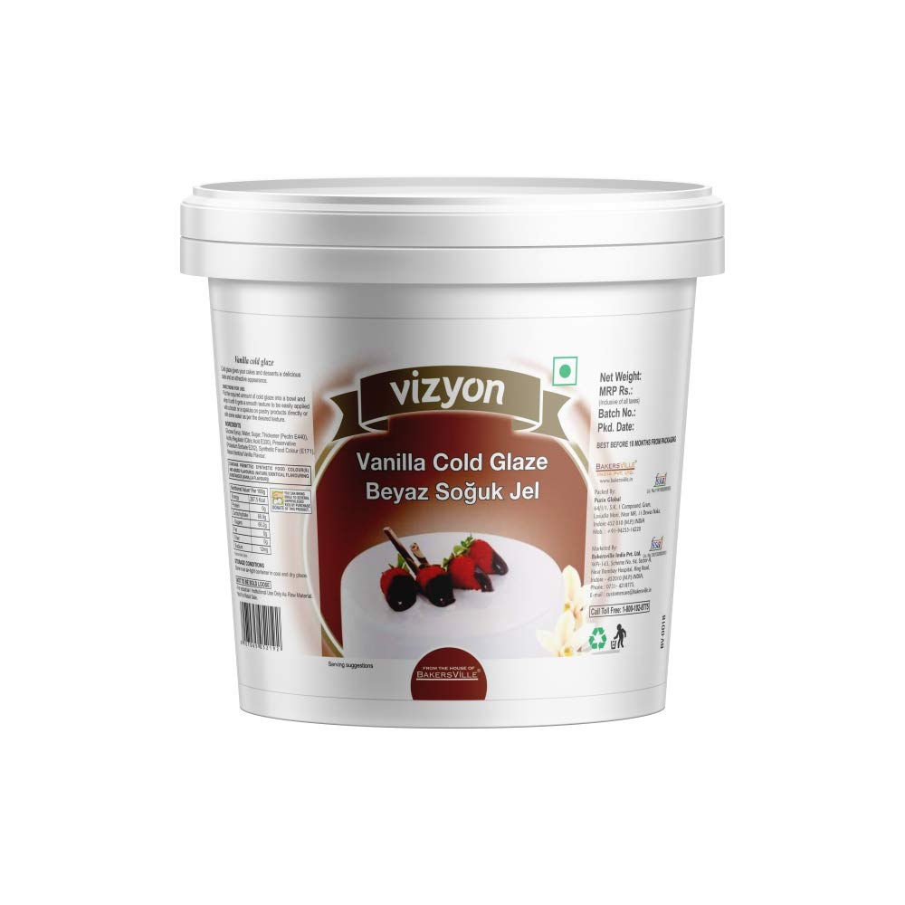 Vizyon Cold Glaze, Vanilla, 900gm