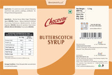 Load image into Gallery viewer, Chocoville Butterscotch Syrup, 1.3 Kg
