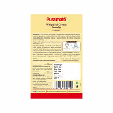 Load image into Gallery viewer, Puramate Whipped Cream Powder-Vanilla, 100g (Pack of 2)
