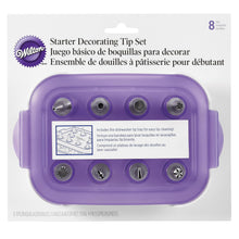 Load image into Gallery viewer, Wilton Starter Decorating and Piping Tip Set (Nozzle Set), 8pcs
