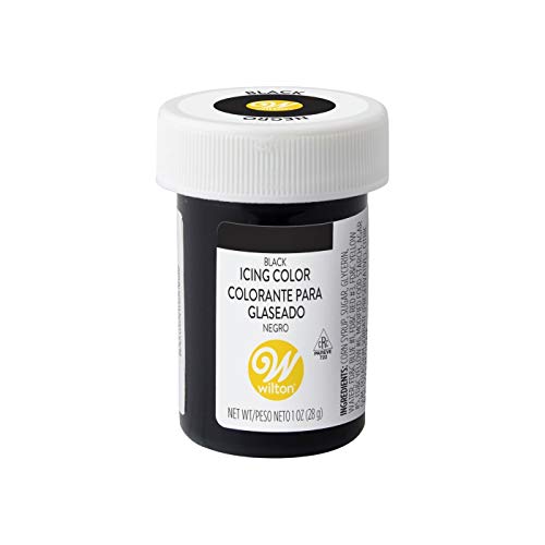 Wilton Gel Food Coloring Icing, Black, 28.3 g