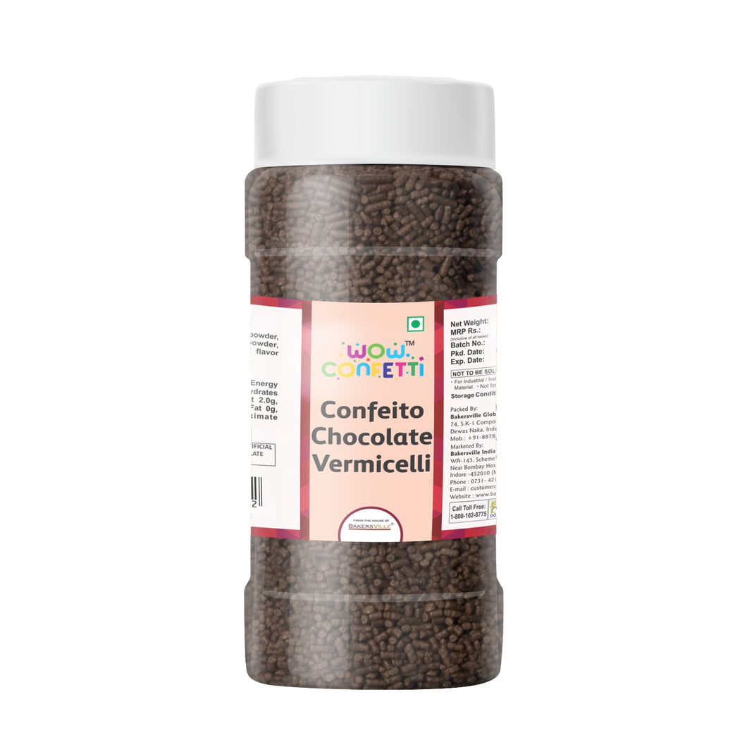 Wow Confetti™ Confeito Chocolate Vermicelli (Sprinkles), 75g