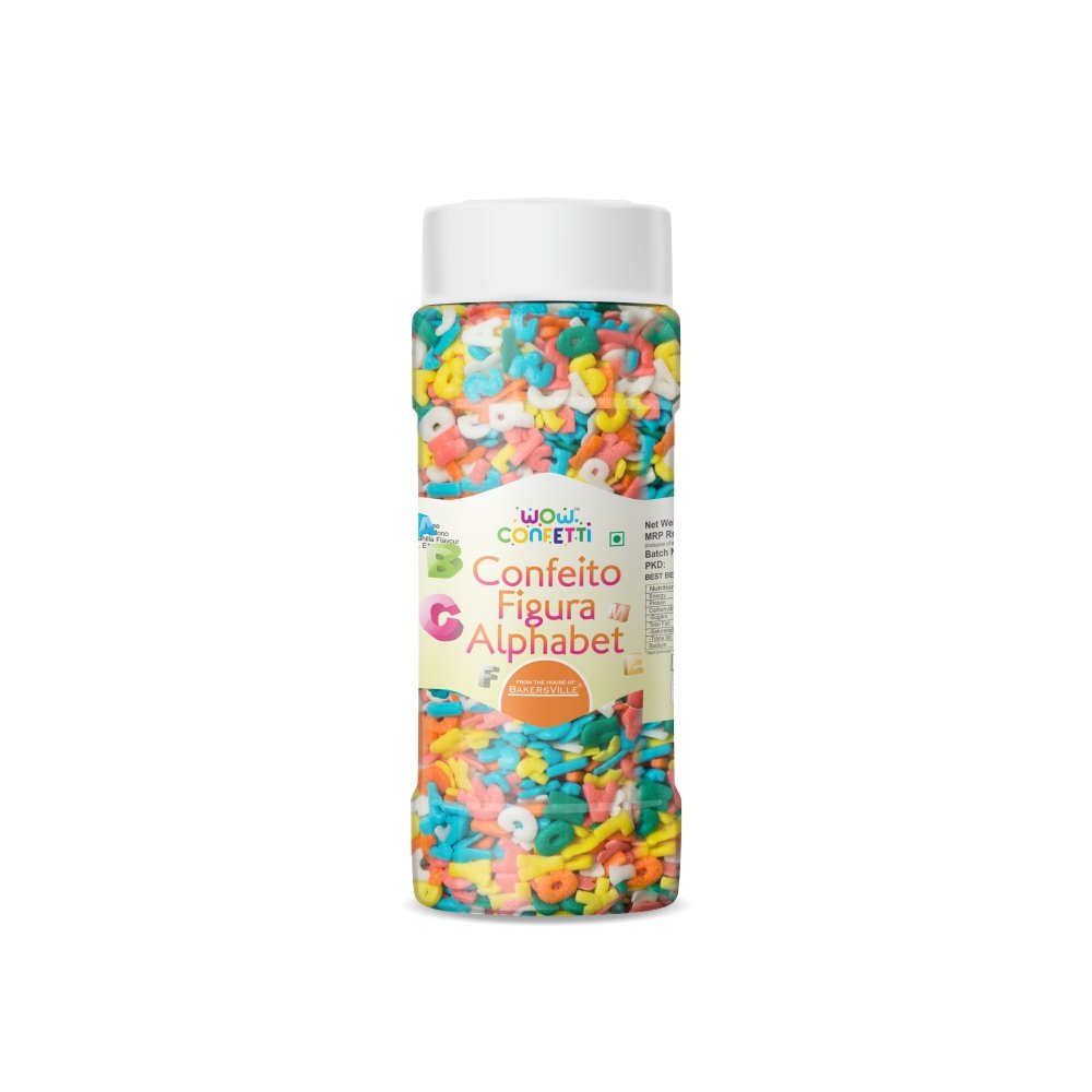 Wow Confetti™ Confeito Figura Alphabet, 50g