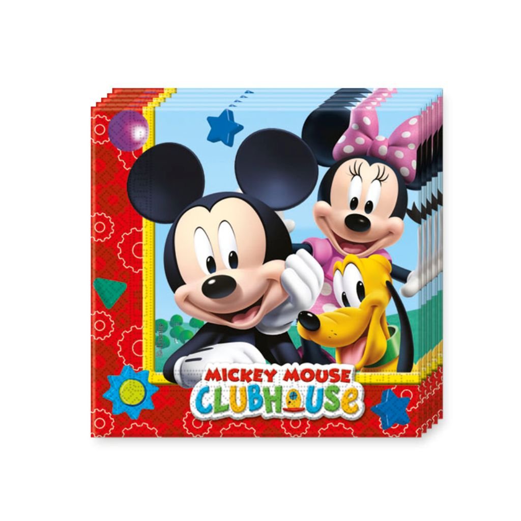 Disney Mickey Mouse Club House 2-Ply Paper Napkins - Set of 2