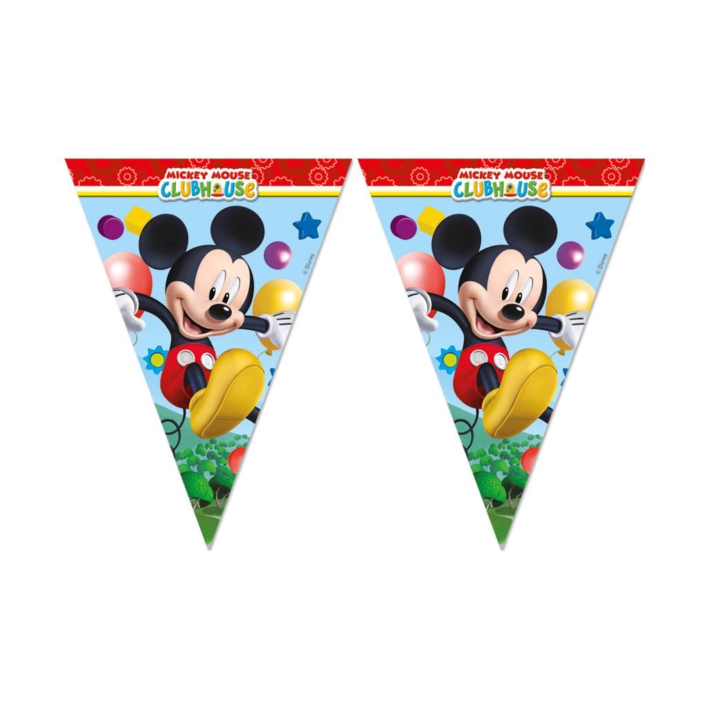 Mickey Mouse Club House Triangle Flag Banner (9 Flags) - BV81515 - 1Pc