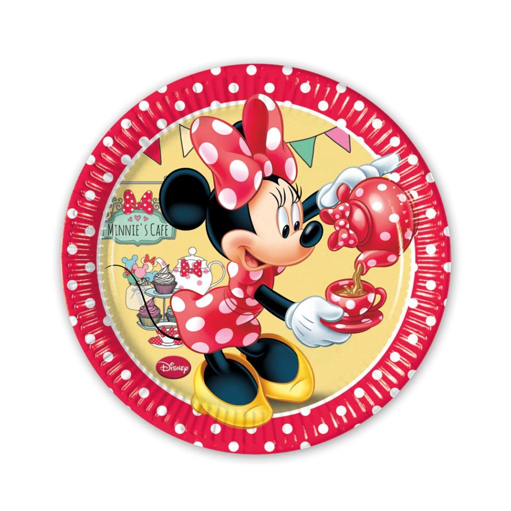 Minnie Mouse Paper Plates Medium - BV82671 - 8 Pcs