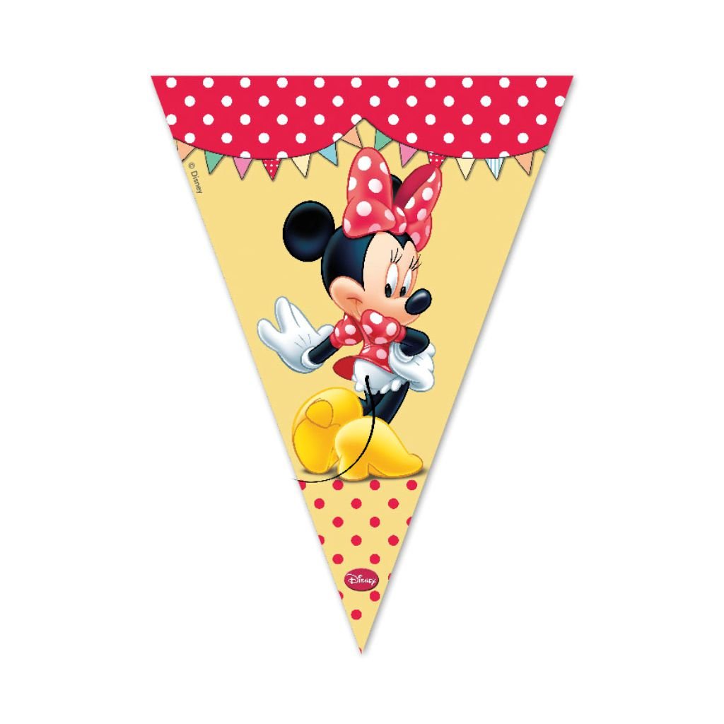 Minnie Mouse Triangle Flag (9 Flags) - BV82677 - 1Pc