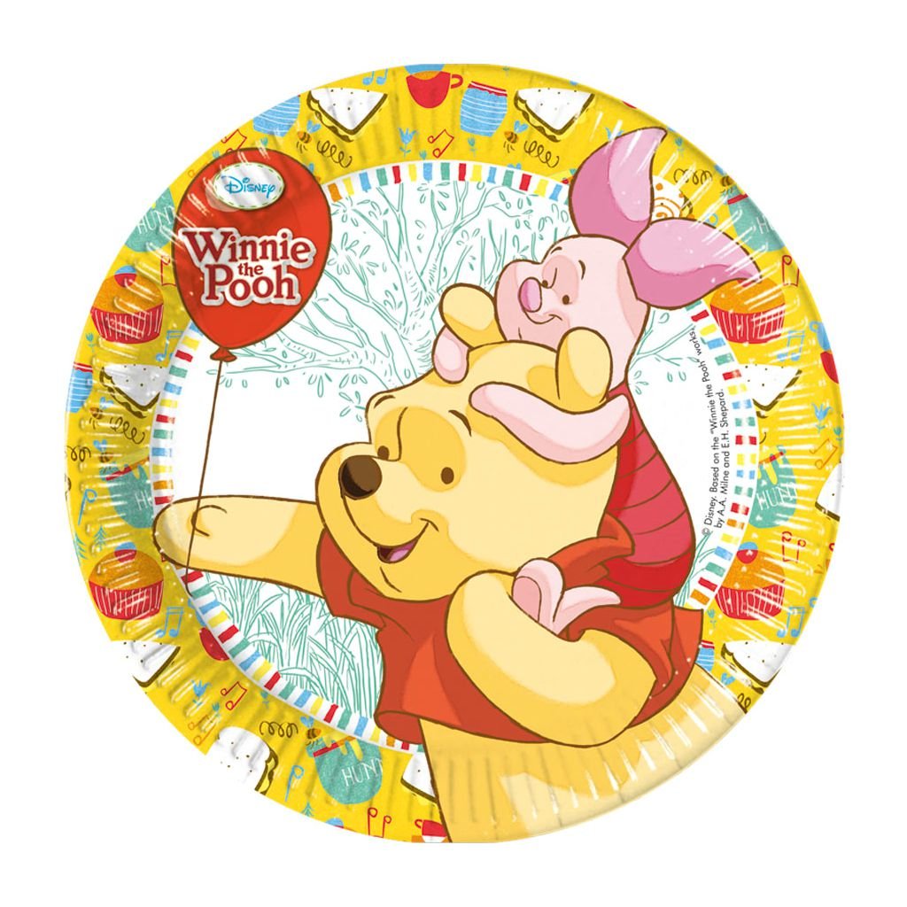 Winnie Pooh Paper Plates - BV81841 - 8Pcs