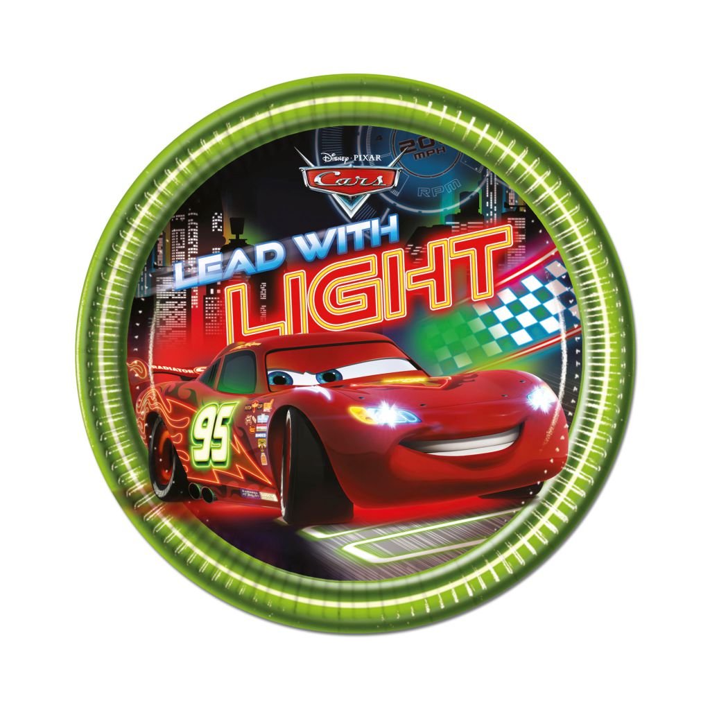 Disney Cars Paper Plates Medium - BV82627 - 8Pcs