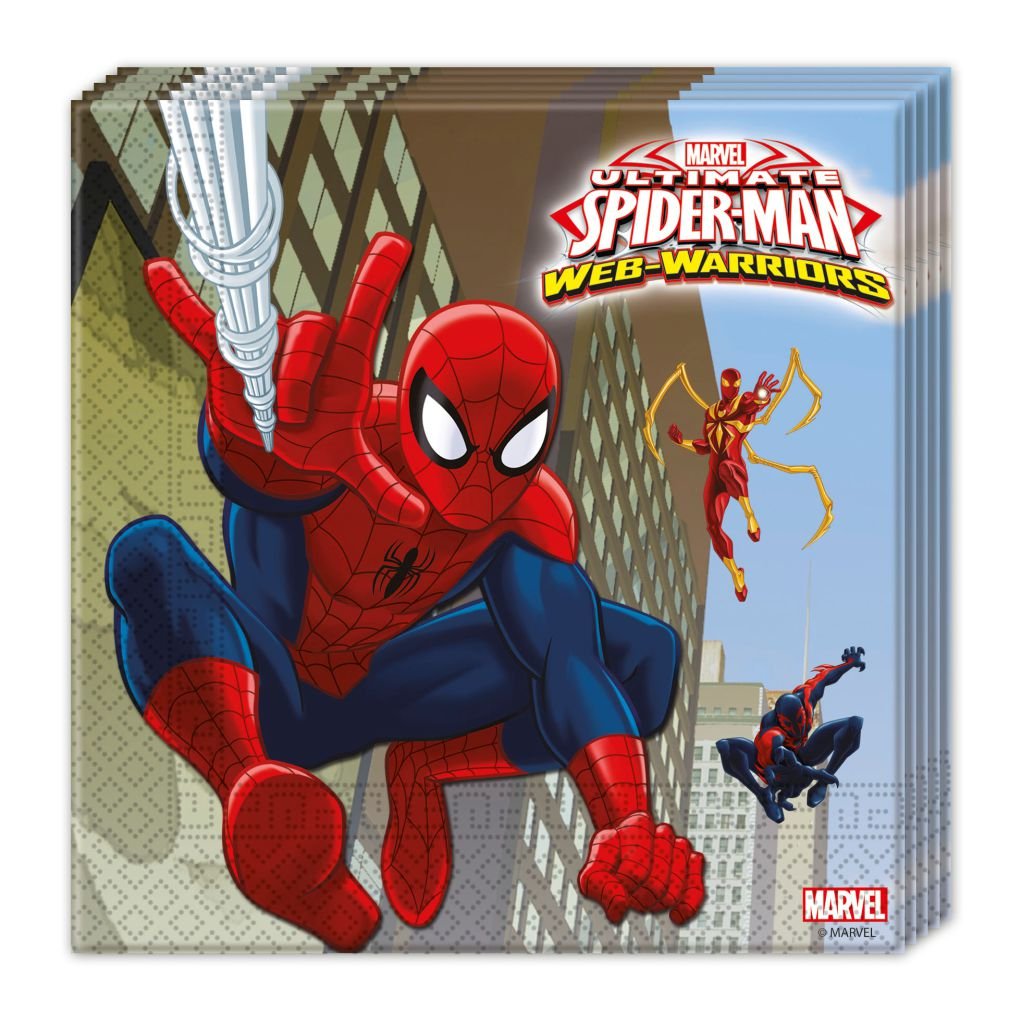 Spider Man 2-Ply Paper Napkins - BV85154 - 20Pcs