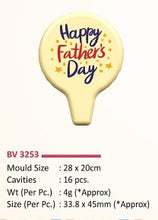 Load image into Gallery viewer, Foodecor Father&#39;s Day Theme Decorative Transfer Mould (Pack of 2) - BV 3253
