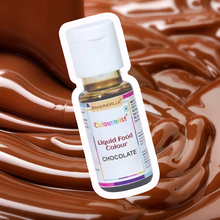 Load image into Gallery viewer, Colourmist Liquid Food Colour 20g each, Pack of 10(Orange, Blue, Orange Red, Raspberry Red, Purple, Lemon Yellow, Green, Chocolate, Tomato Red, Pink)
