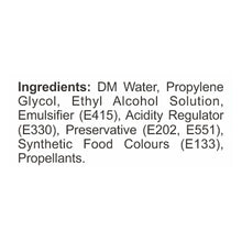 Load image into Gallery viewer, Colourmist Premium Colour Spray (Blue), 100ml | Cake Decorating Spray Colour for Cakes, Cookies, Cupcakes Or Any Consumable For A Dazzling Effect
