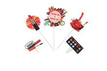 Load image into Gallery viewer, LET&#39;S PARTY - CAKE TOPPER - MAKEUP THEME PACK - LP 2951
