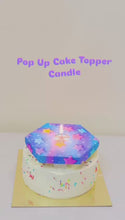 Load and play video in Gallery viewer, Let's Party Penguin Themed Popup Cake Topper Candle- 1 Pack

