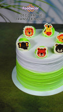 Load and play video in Gallery viewer, Foodecor Jungle Theme Decorative Transfer Mould, (Pack of 2) - BV 3241
