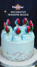 Load and play video in Gallery viewer, Foodecor Balloon Design Decorative Transfer Mould (Pack of 2) - BV 3244
