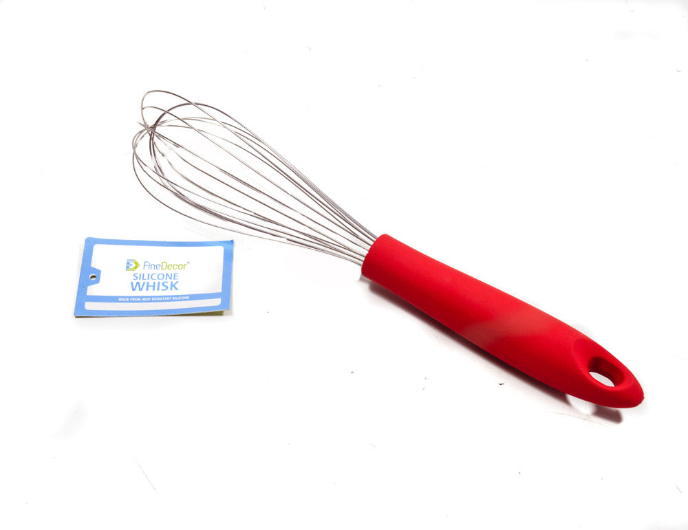 Finedecor™ Premium Silicon Red Whisk - FD 2663