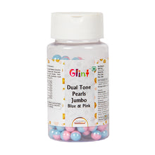 Load image into Gallery viewer, Glint Dual Tone Pearl Balls for Cake Decoration ( 7mm ) ( Blue &amp; Pink ), 75g | Dual Colour Cake Sprinkle For Cake Decoration | 75g
