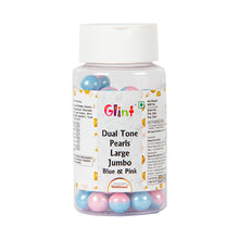 Load image into Gallery viewer, Glint Dual Tone Pearl Balls for Cake Decoration ( 10mm ) ( Blue &amp; Pink ), 75g | Dual Colour Cake Sprinkle For Cake Decoration | 75g
