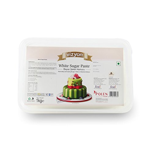 Vizyon Sugar Paste (1 kg, White) - Bakersville Shop