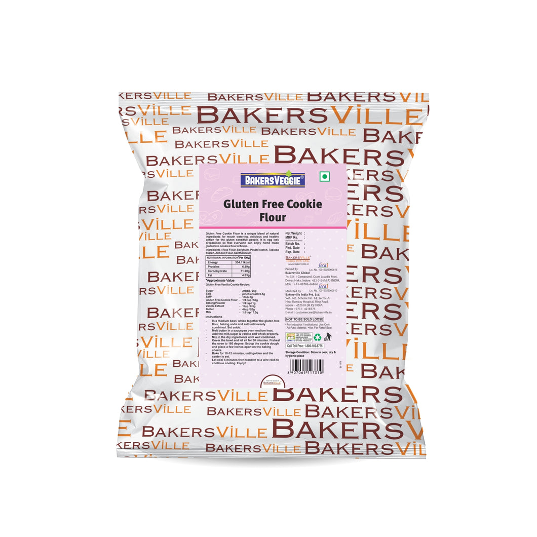 Bakersveggie Gluten Free - Cookie Flour, 1 Kg - Bakersville Shop